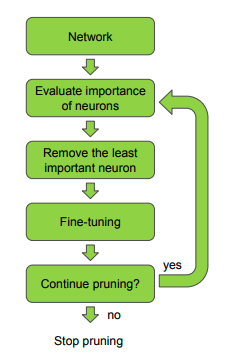 flow of iterative pruning